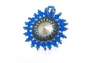 Crystal Blue Swarovski Pendant