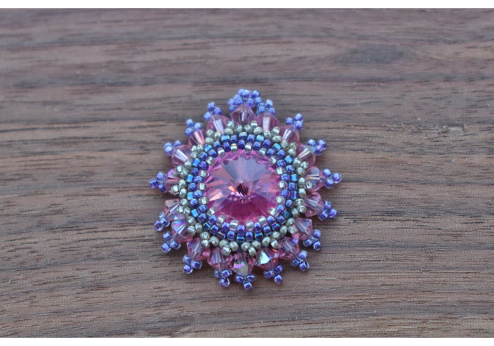 Rose Swarovski Pendant