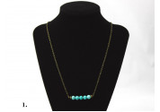 Turquoise Trapeze Necklace