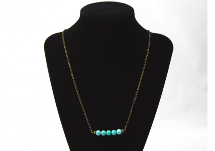 Turquoise Trapeze Necklace